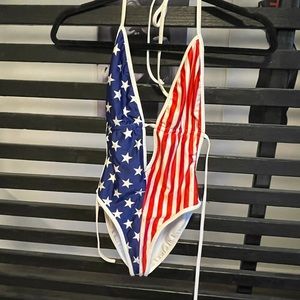 American apparel USA one piece swimsuit